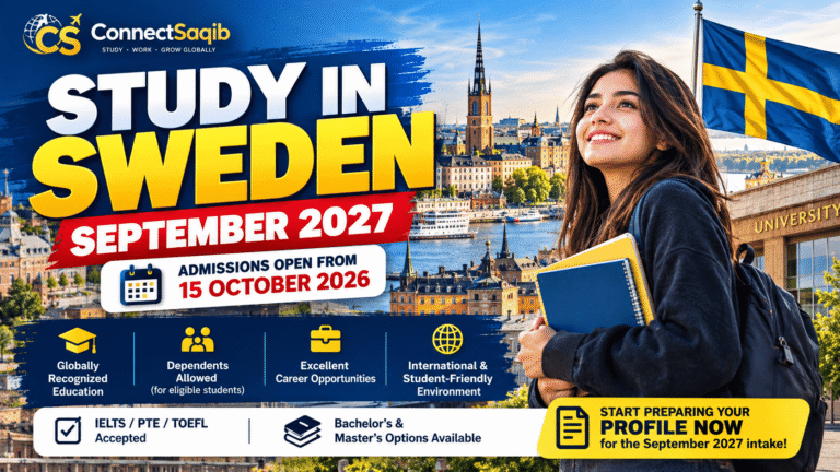 Study in Sweden September 2027 – Admissions, Requirements & Guide