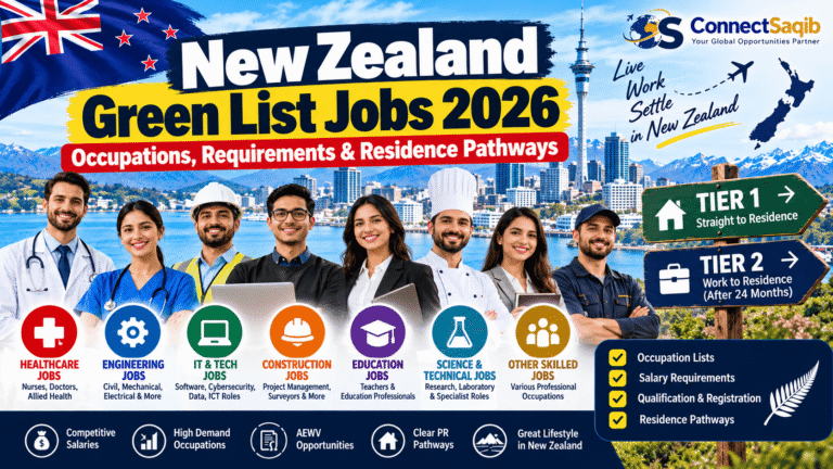New Zealand Green List Jobs 2026: Occupations & Residence Pathways