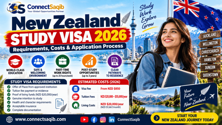 New Zealand Study Visa 2026: Requirements, Costs & Application Process